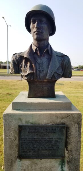CPL. MITCHELL RED CLOUD, JR. MEDAL OF HONIOR WAR MEMORIAL BUST