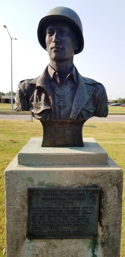 CPL. MITCHELL RED CLOUD, JR. MEDAL OF HONIOR WAR MEMORIAL BUST