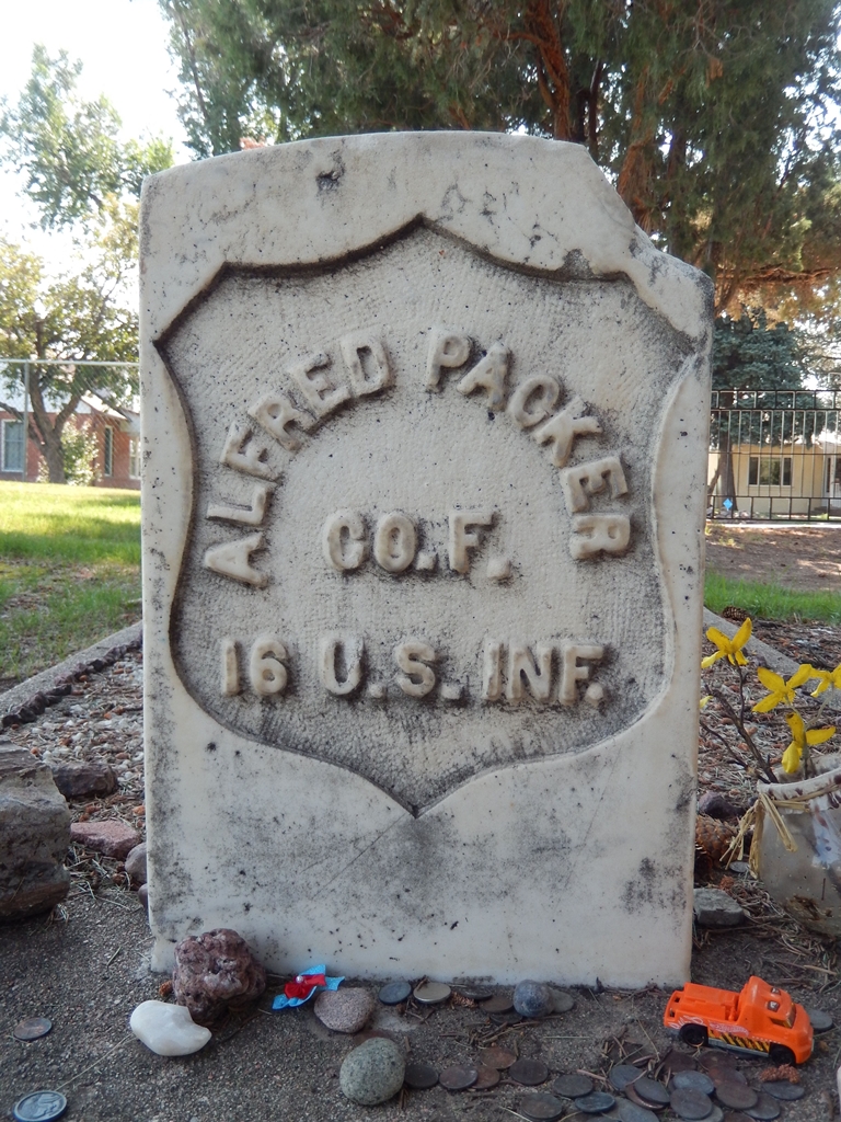 ALFRED PACKER WAR MEMORIAL CEMETERY STONE