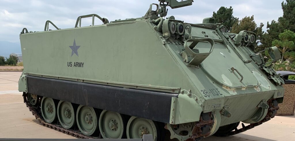 “THE GREEN DRAGON” ARMORED PERSONNEL CARRIER M113 MEMORIAL