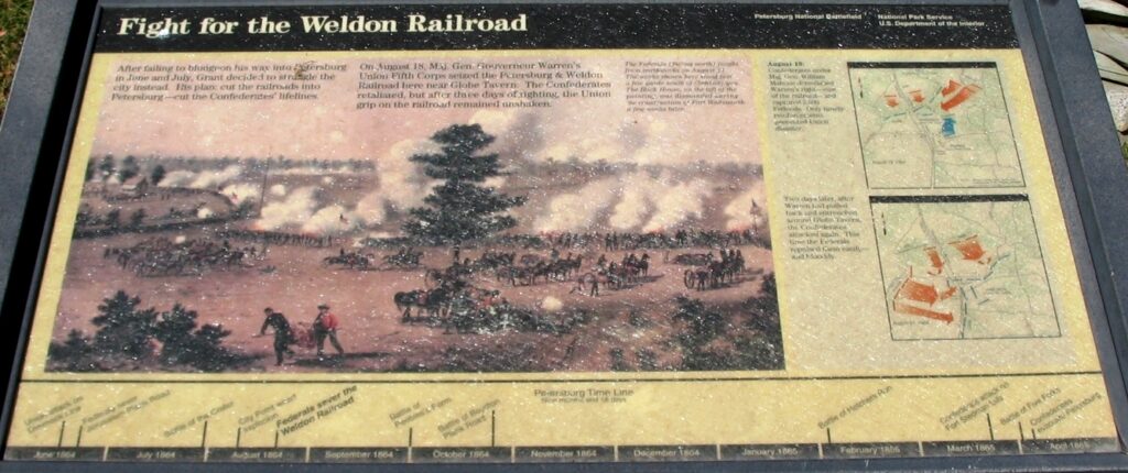 FIGHT FOR THE WELCON RAILROAD WAR MEMORIAL PANEL