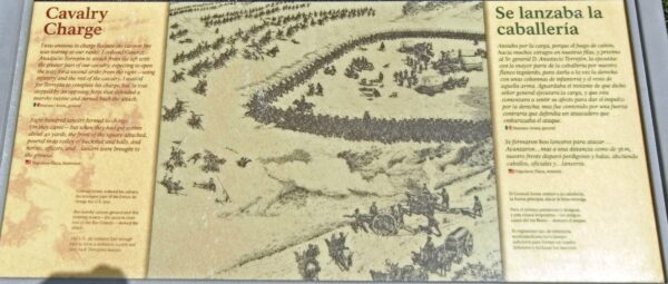 CAVALRY CHARGE WAR MEMORIAL PANEL