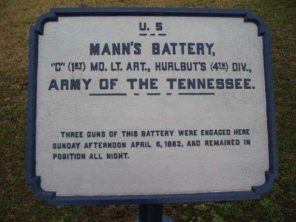 MANN’S BATTERY MEMORIAL PLAQUE II