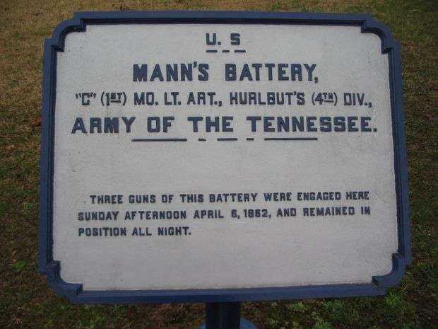 MANN’S BATTERY MEMORIAL PLAQUE II