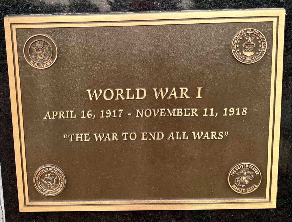 BURTON VETERANS MEMORIAL PLAQUE B