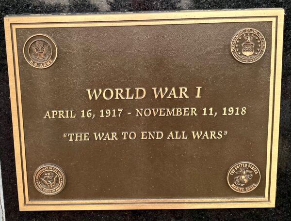 BURTON VETERANS MEMORIAL PLAQUE B