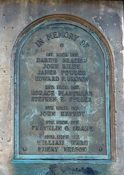 ADRIAN CIVIL WAR MEMORIAL PLAQUE I