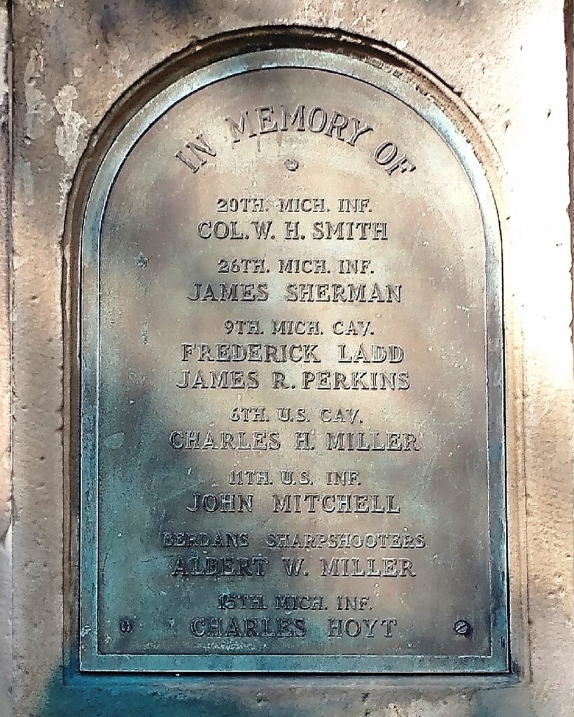 ADRIAN CIVIL WAR MEMORIAL PLAQUE D