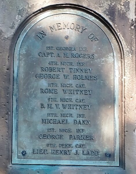 ADRIAN CIVIL WAR MEMORIAL PLAQUE C