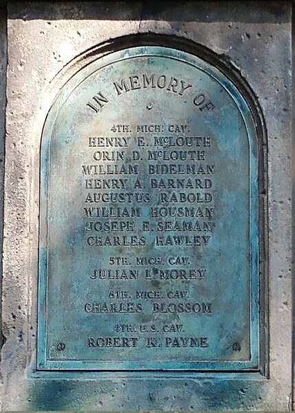 ADRIAN CIVIL WAR MEMORIAL PLAQUE B