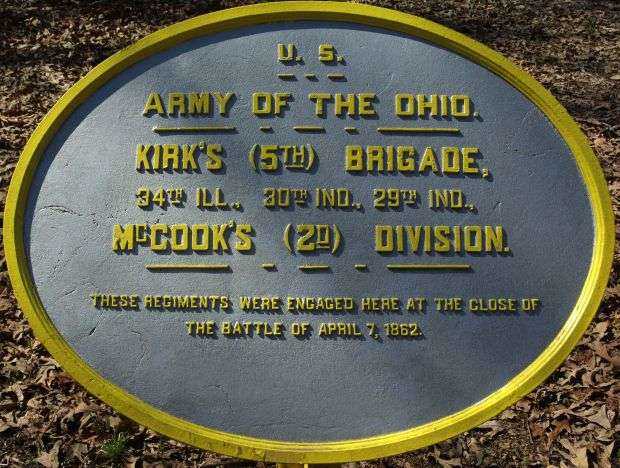 KIRK’S 5TH BRIGADE MEMORIAL PLAQUE