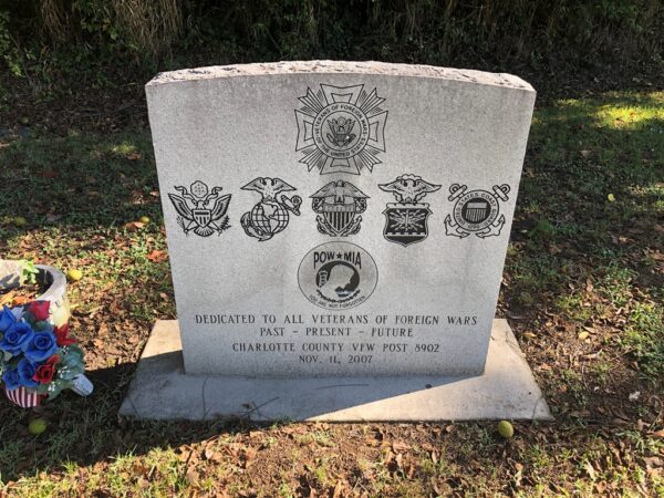 CHARLOTTE COUNTY ALL VETERANS OF FOREIGN WARS MEMORIAL