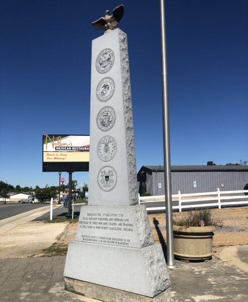 BLACKSTONE ROTARY CLUB VBTERANS MEMORIAL