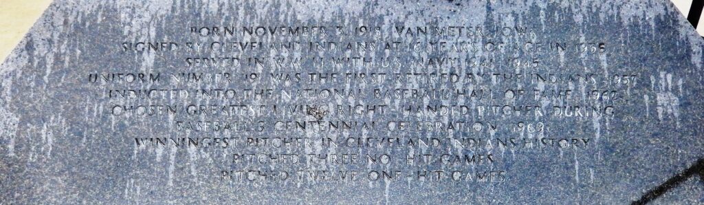 ROBERT WILLIAM ANDREW FELLER WAR MEMORIAL