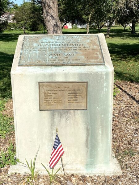 SYLVANIA CIVIL WAR MEMORIAL
