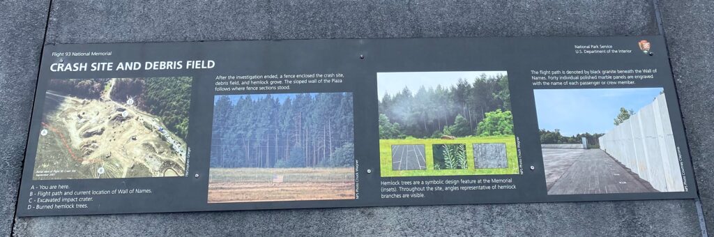 FLIGHT 93 MEMORIAL PLAQUE B