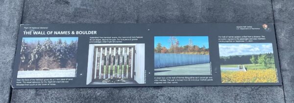 FLIGHT 93 MEMORIAL PLAQUE A