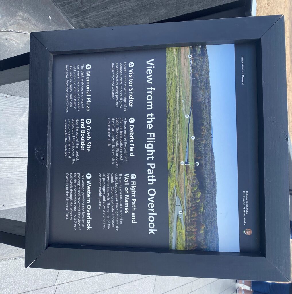 FLIGHT 93 MEMORIAL MARKER E