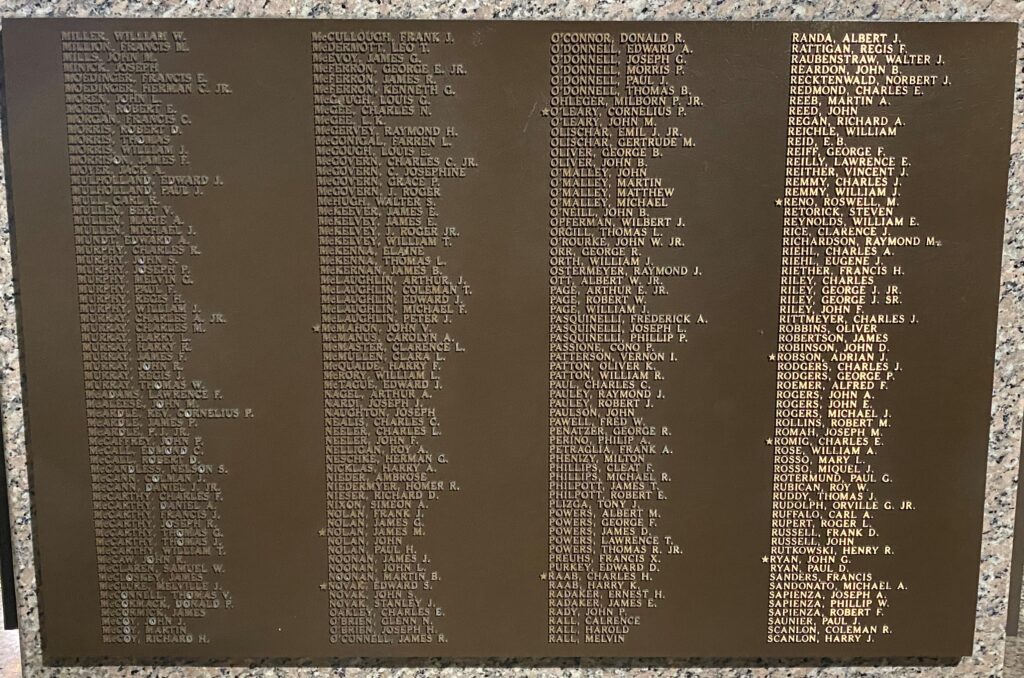 VFW POST 5111 ARMED FORCES VETERANS MEMORIAL PLAQUE D