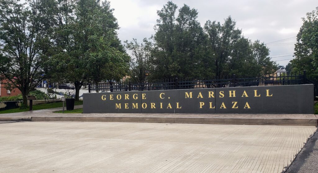 GEORGE C. MARSHALL MEMORIAL PLAZA WALL