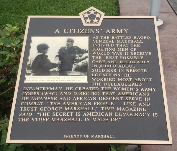 A CITIZENS’ ARMY WAR MEMORIAL PLAQUE