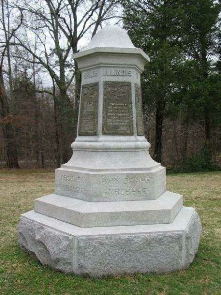 ILLINOIS TO HER CAVALRY AT SHILOH WAR MEMORIAL