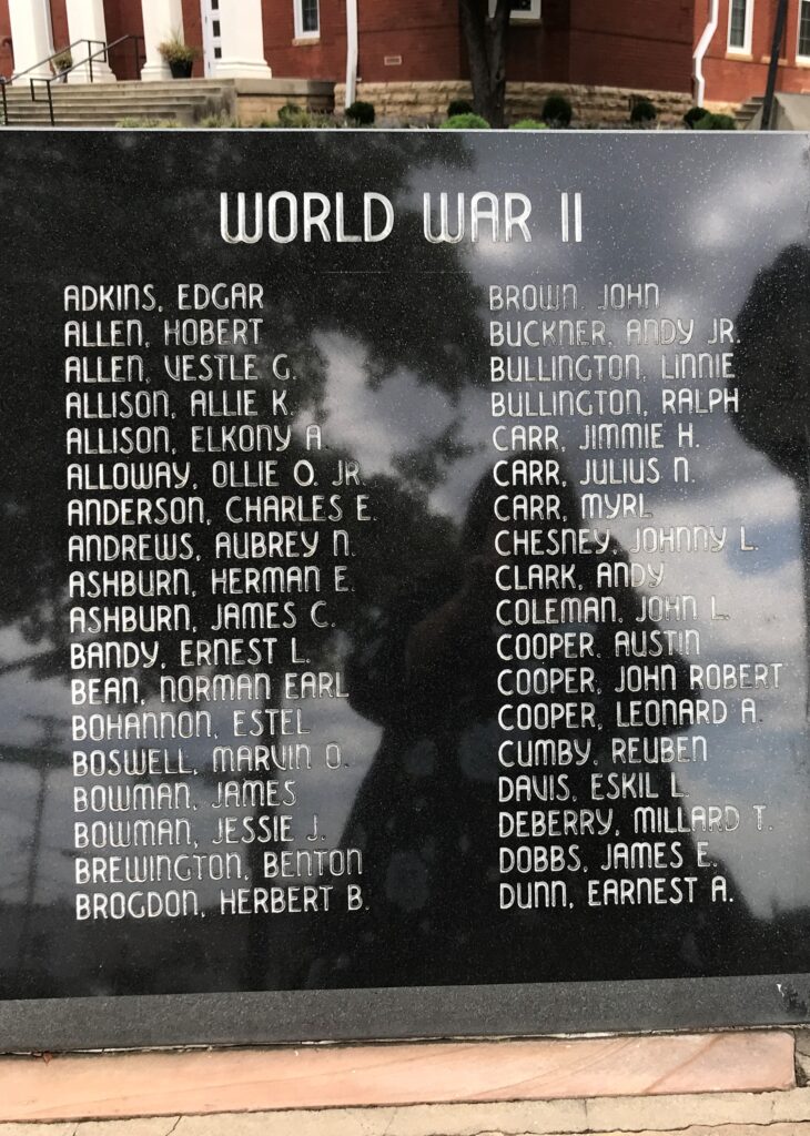 PUTNAM VETERANS SUPREME SACRIFICE MEMORIAL STONE C