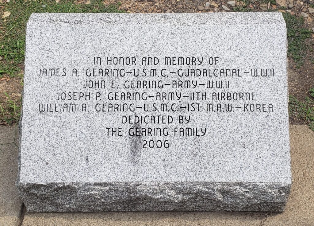 THE GEARING FAMILY WAR MEMORIAL