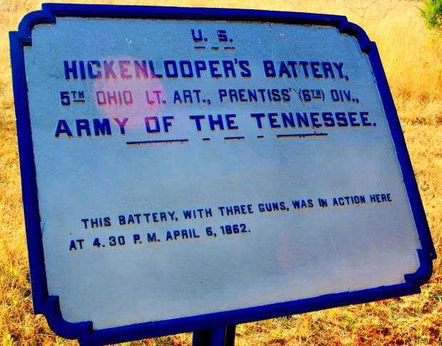 HICKENLOOPER’S BATTERY MEMORIAL PLAQUE I