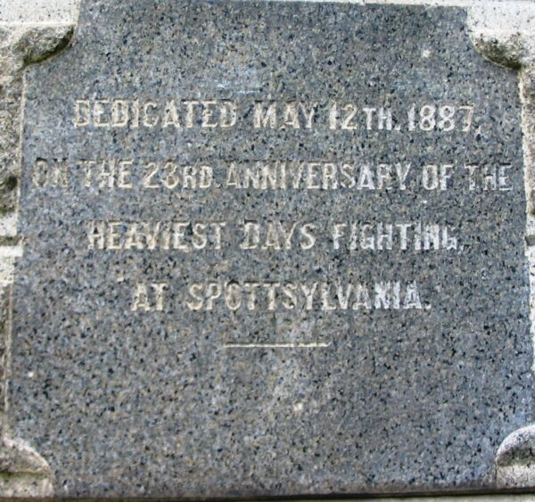 MAJ GENL JOHN SEDGWICK WAR MEMORIAL STONE C