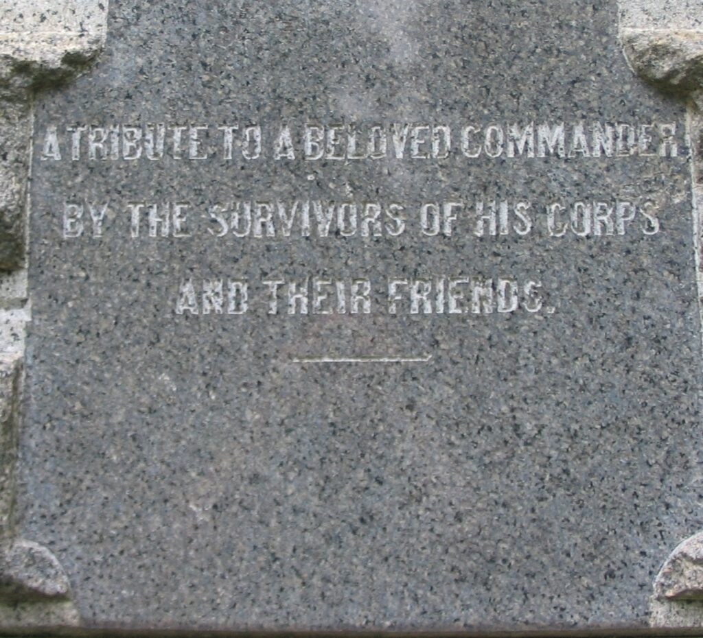 MAJ GENL JOHN SEDGWICK WAR MEMORIAL STONE B