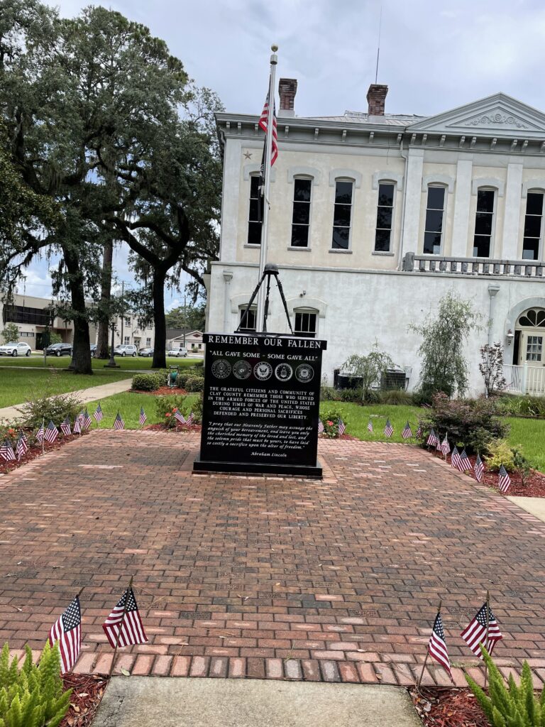 CLAY COUNTY REMEMBER OUR FALLEN WAR MEMORIAL