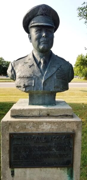 1ST LIEUT. PASCAL C. POOLAW KIOWA WARRIOR MEMORIAL BUST