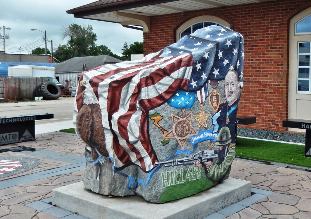 DES MOINES COUNTY FREEDOM ROCK MEMORIAL SIDE A