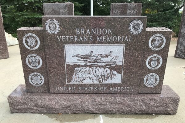 BRANDON VETERAN’S MEMORIAL CENTER STONE