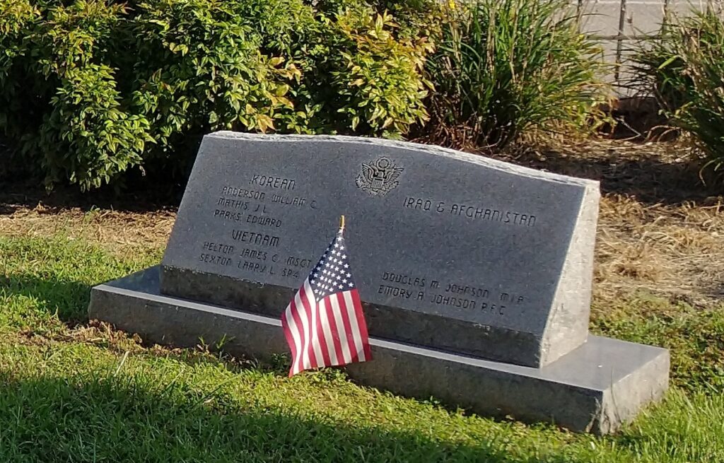 HANCOCK COUNTY SUPREME SACRIFICE CONFLICTS AND WARS AFTER WWII MEMORIAL