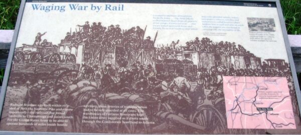 WAGING WAR BY RAIL WAR MEMORIAL PANEL