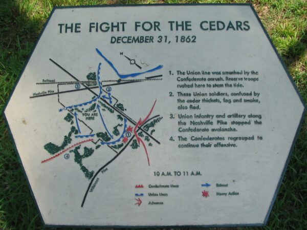 THE FIGHT FOR CEDARS WAR MEMORIAL PLAQUE