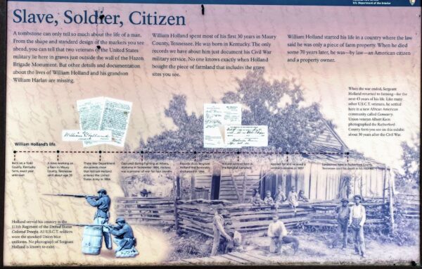 SLAVE, SOLDIER, CITIZEN WAR MEMORIAL PLAQUE