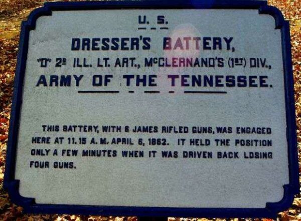 DRESSER’S BATTERY MEMORIAL PLAQUE III