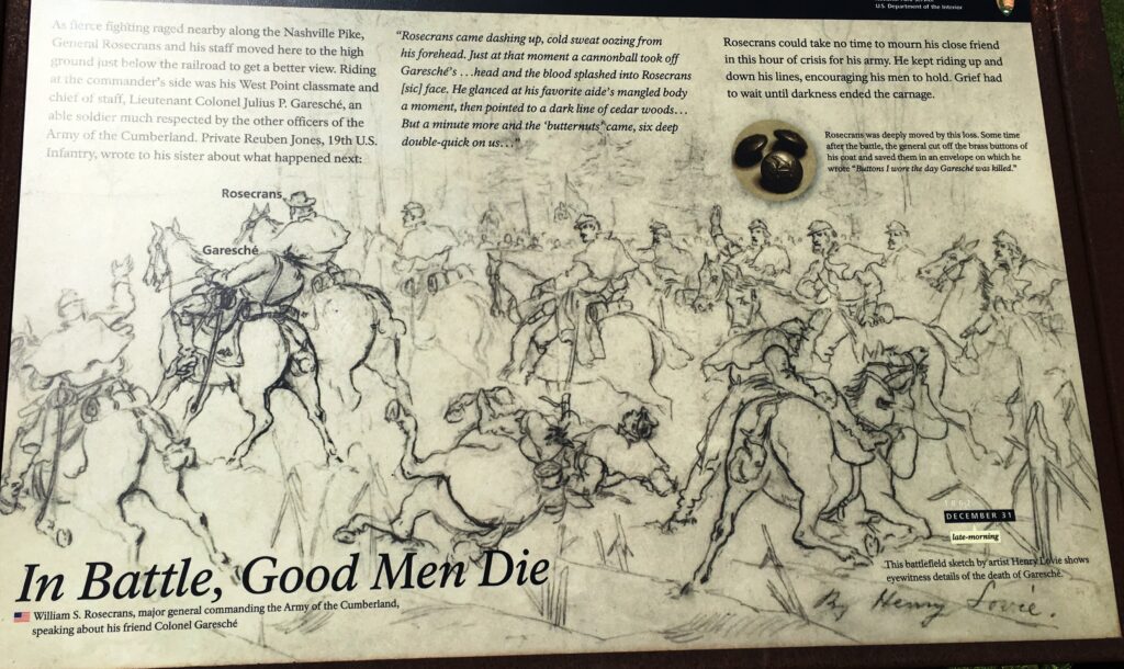 IN BATTLE, GOOD MEN DIE WAR MEMORIAL PANEL