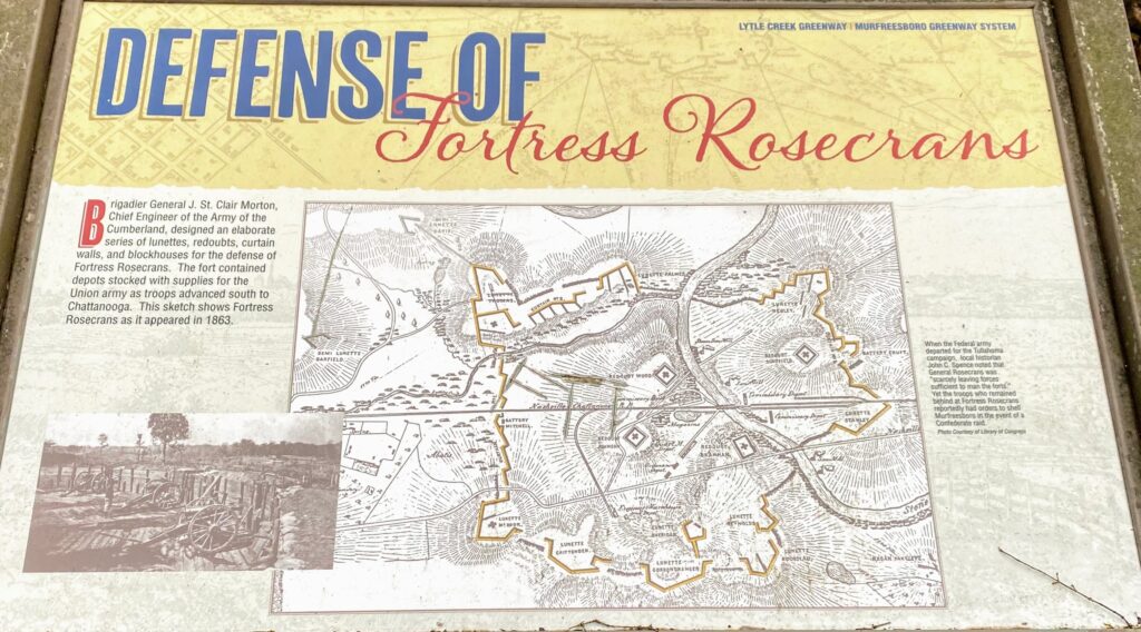 DEFENSE OF FORTRESS ROSECRANS WAR MEMORIAL PANEL