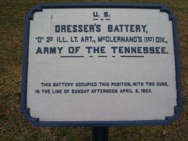 DRESSER’S BATTERY MEMORIAL PLAQUE I