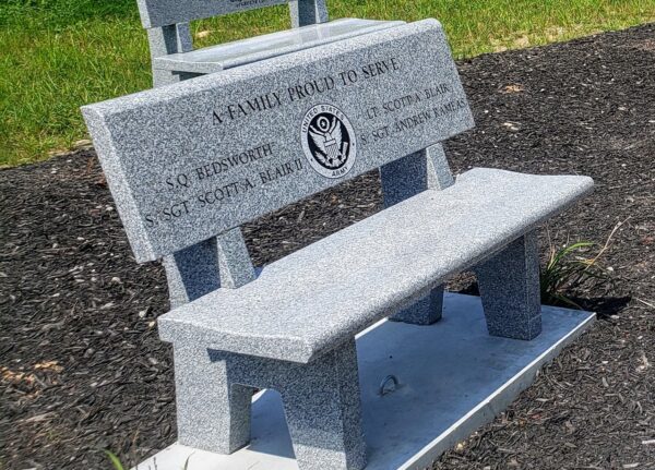 A FAMILY PROUD TO SERVE WAR MEMORIAL BENCH