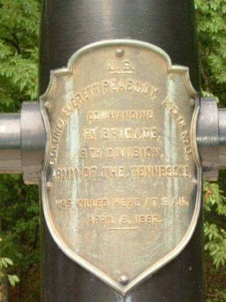 COLONEL EVERETT PEABODY WAR MEMORIAL PLAQUE