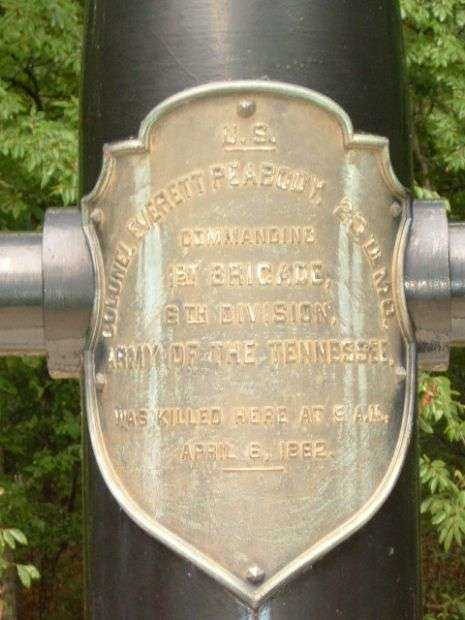 COLONEL EVERETT PEABODY WAR MEMORIAL PLAQUE