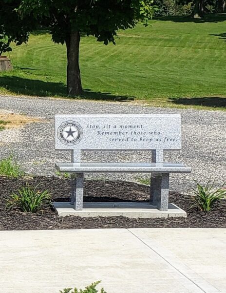 REMEMBER THOSE WHO SERVED MEMORIAL BENCH