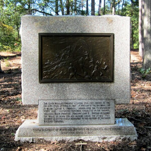 SIXTH REGIMENT OF MARYLAND INFANTRY WAR MEMORIAL