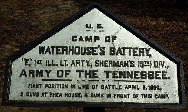 CAMP OF WATERHOUSE BATTERY MEMORIAL PLAQUE