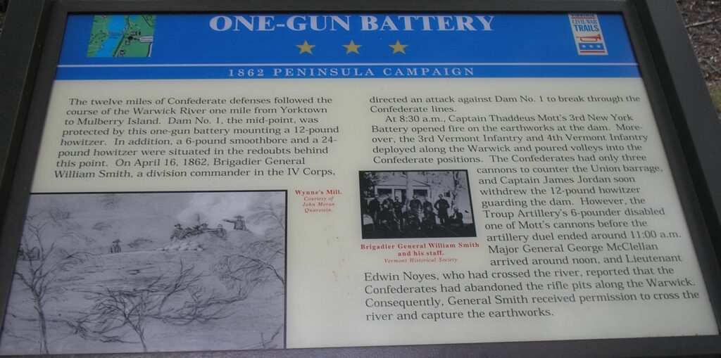 ONE-GUN BATTERY WAR MEMORIAL PANEL